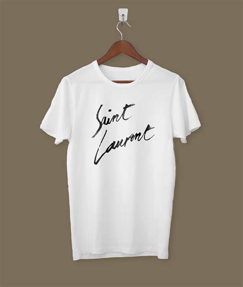 ysl black men's t shirt|yves saint laurent t shirts.